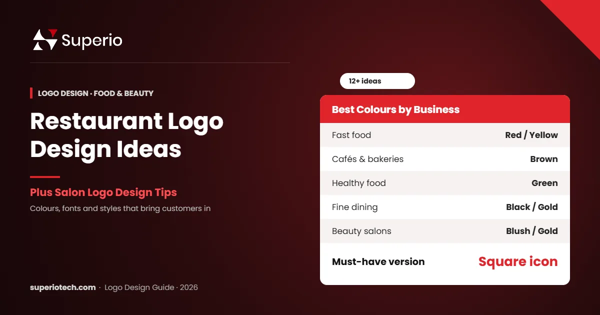 Restaurant logo design ideas and salon logo tips